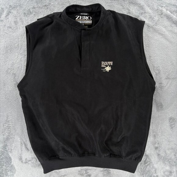 Zero Restriction Vest Men’s Large Black Las Vegas Paiute Golf Resort Sleeveless - Picture 1 of 7
